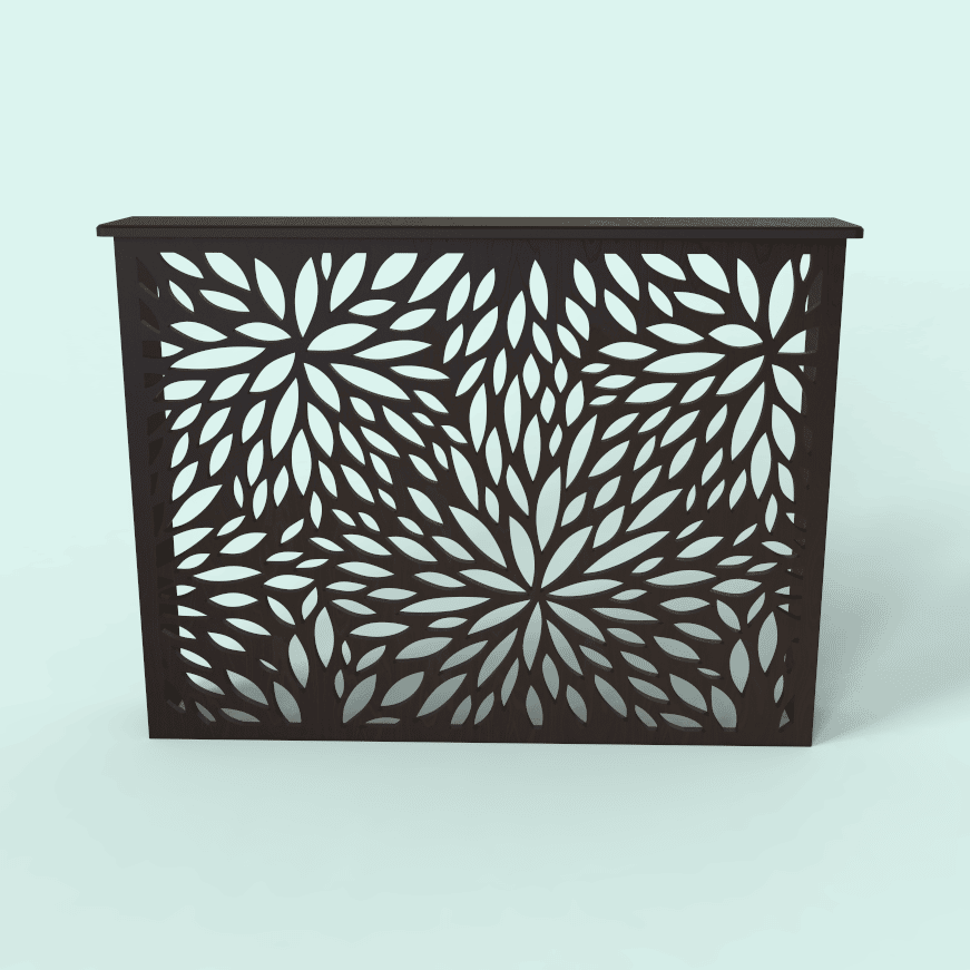 Grille décorative murale pour armoire pour radiateur