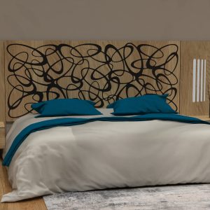 CHAMBRE LOOPING MDF PLAQUE CHENE